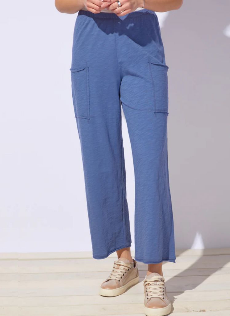 Patch Pocket Flood Cotton Slub Pant 60026 (Escape by Habitat) * 6 colors