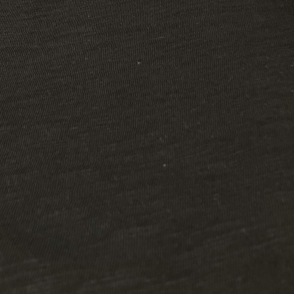 Black slub, zoom on fabric
