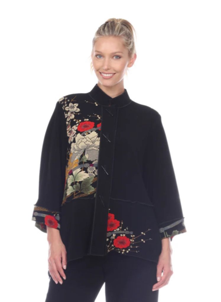 Moonlight Mandarin Collar Jkt CM65 – Linen Woman
