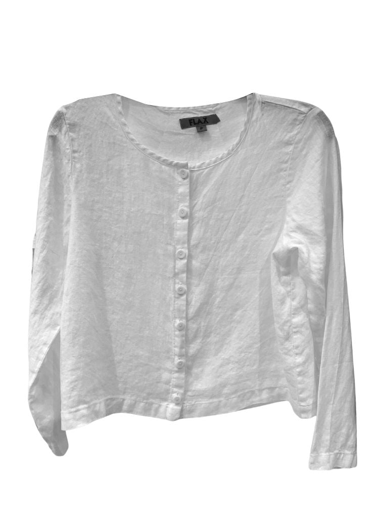 Cute Cardigan, shown in White.
