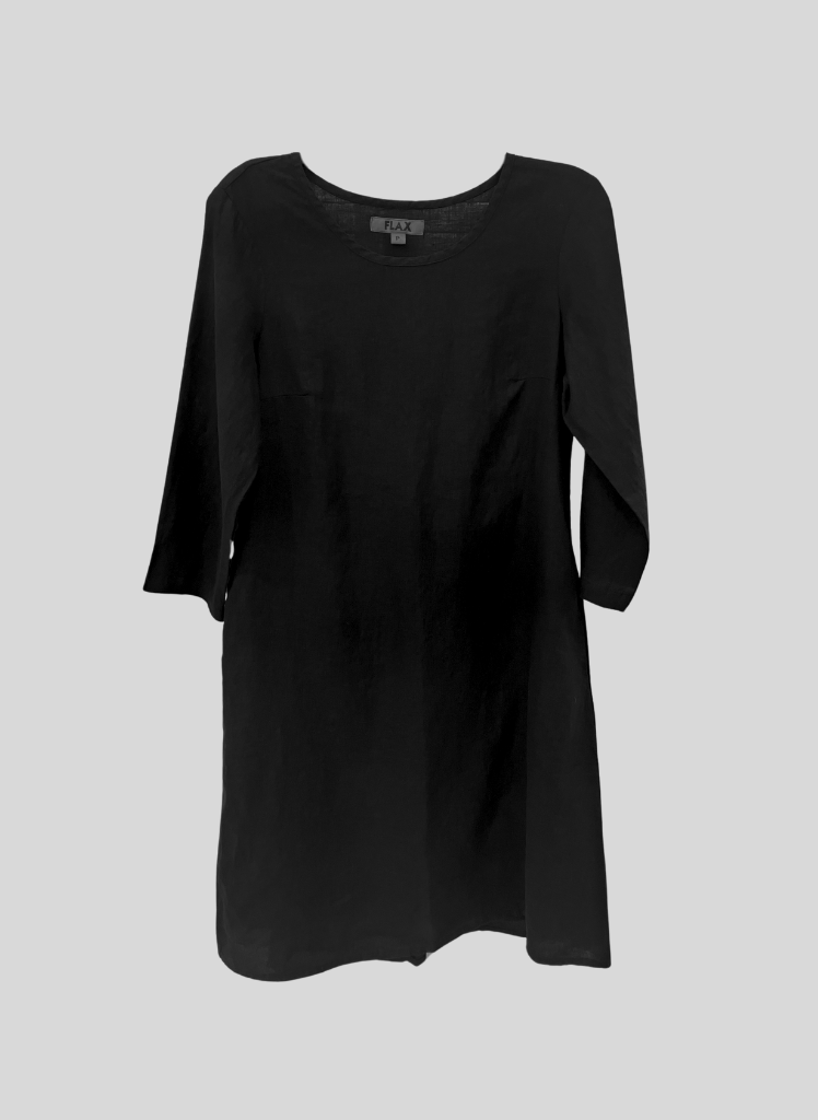 Happy Gather's Dress, shown in Black.