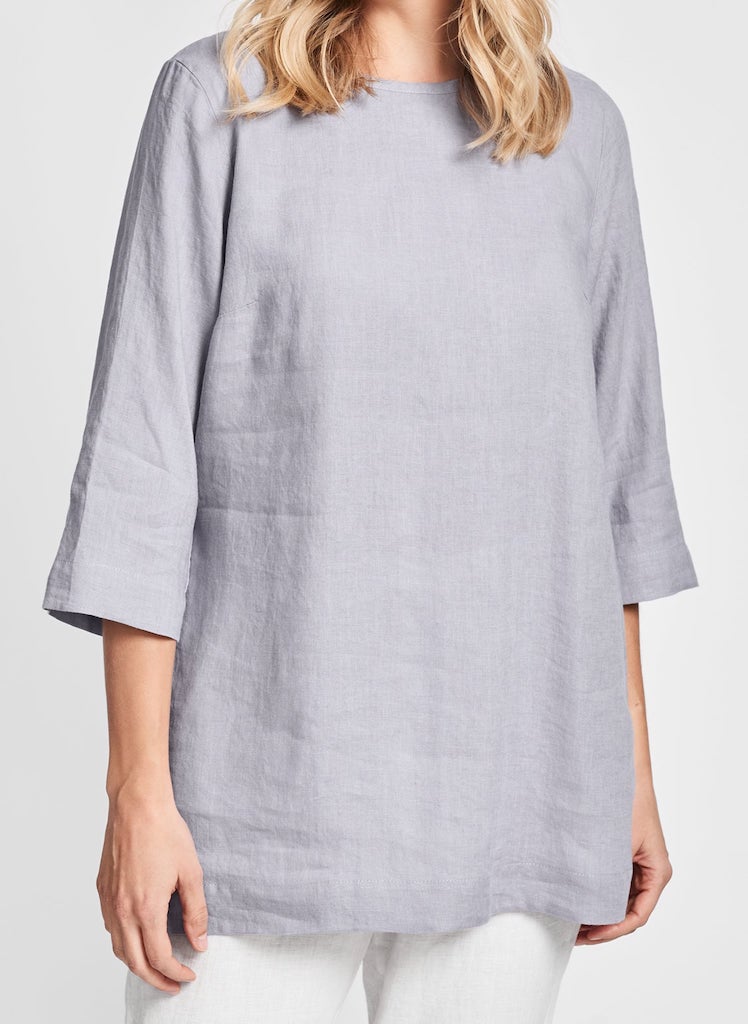 Muse Tunic, shown in Platinum, size Small.