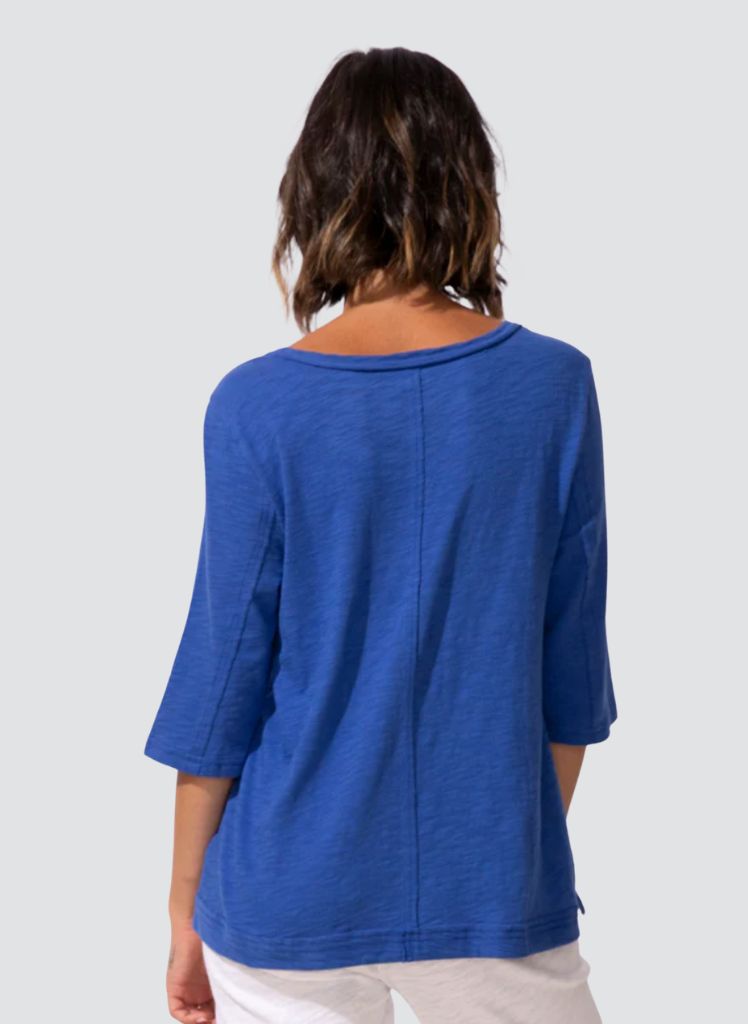 Seamed Elbow Tee Cotton Slub 10026 * NEW