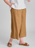 Sociable Flood, shown in Ginger. Model is 5'9" tall wearing size Medium. 100% Linen, Machine Washable.