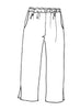 Pedal Pant (detailed sketch), cropped linen pant by FLAX, in women's regular and plus sizes.
