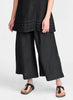 Pleated Pant, shown in solid Onyx (Black). Model is 5'9" tall, wearing size Small.