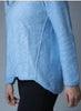 Crew Neck Sweater, shown in Sky, one size.  100% Cotton, Machine Washable.