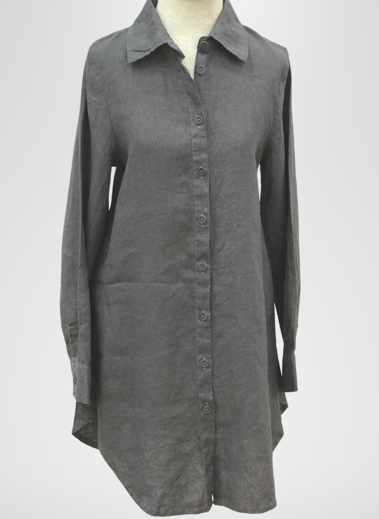 Afternoon Cover, shown in Castlerock (dark Grey), 100% Linen.