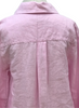 Afternoon Cover, shown in Carnation (pink), features back yoke and pleat detail.
