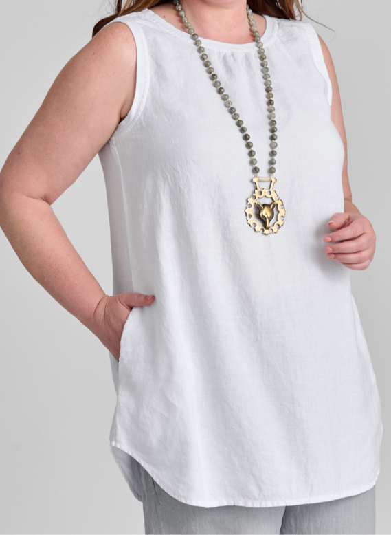 Coastal Tunic (shown in White, size Medium).