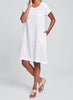 Garden Party Dress, shown in White, size Small.  100% European Linen.