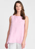 Layer Tank, shown in Carnation (pink), size Small.