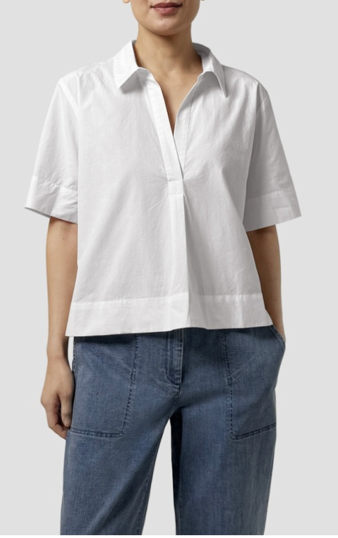 Classic Collar Top (S/S) Organic Cotton * EIL26