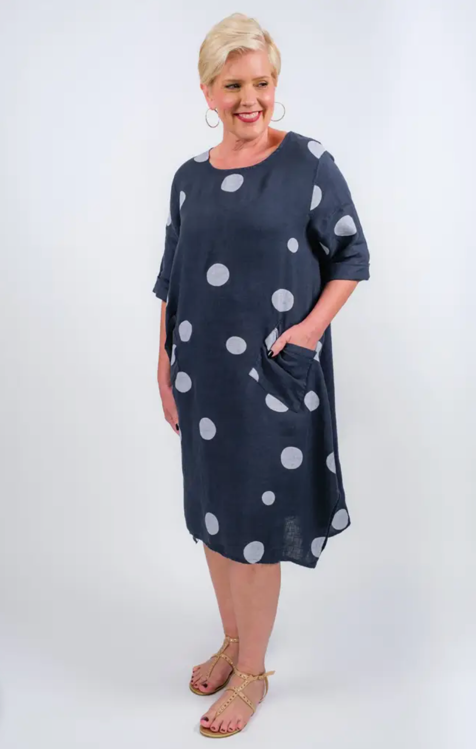 April Dress * Varied Prints & Colors *Italian Linen *TS