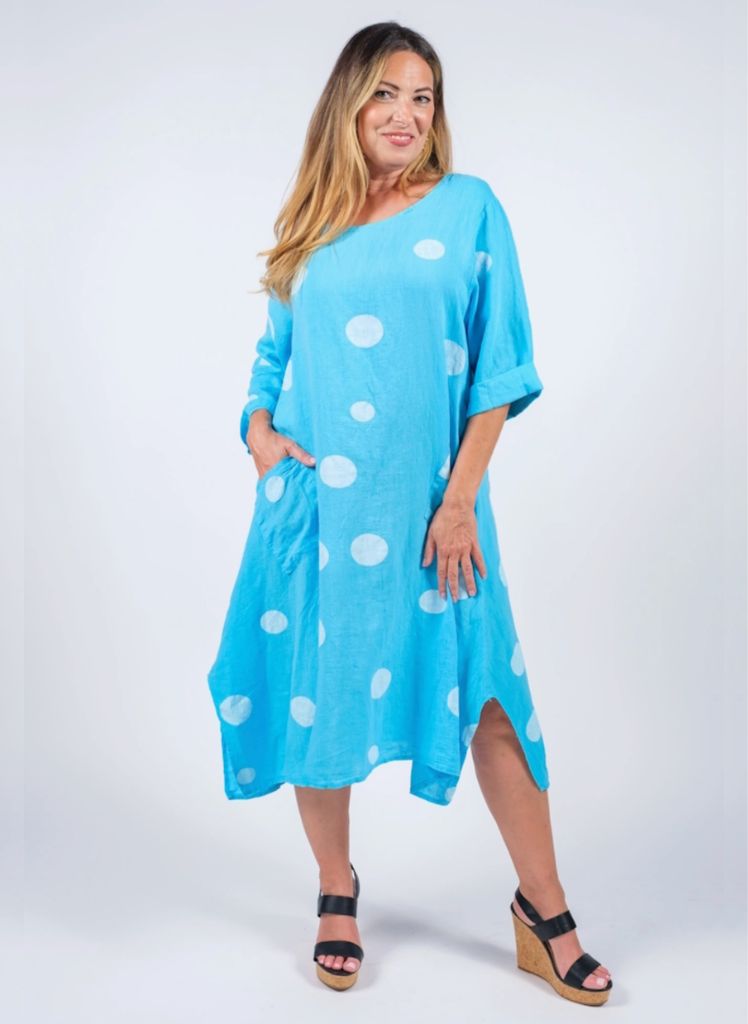 April Dress * Assorted Prints & Colors * Italian Linen * TS