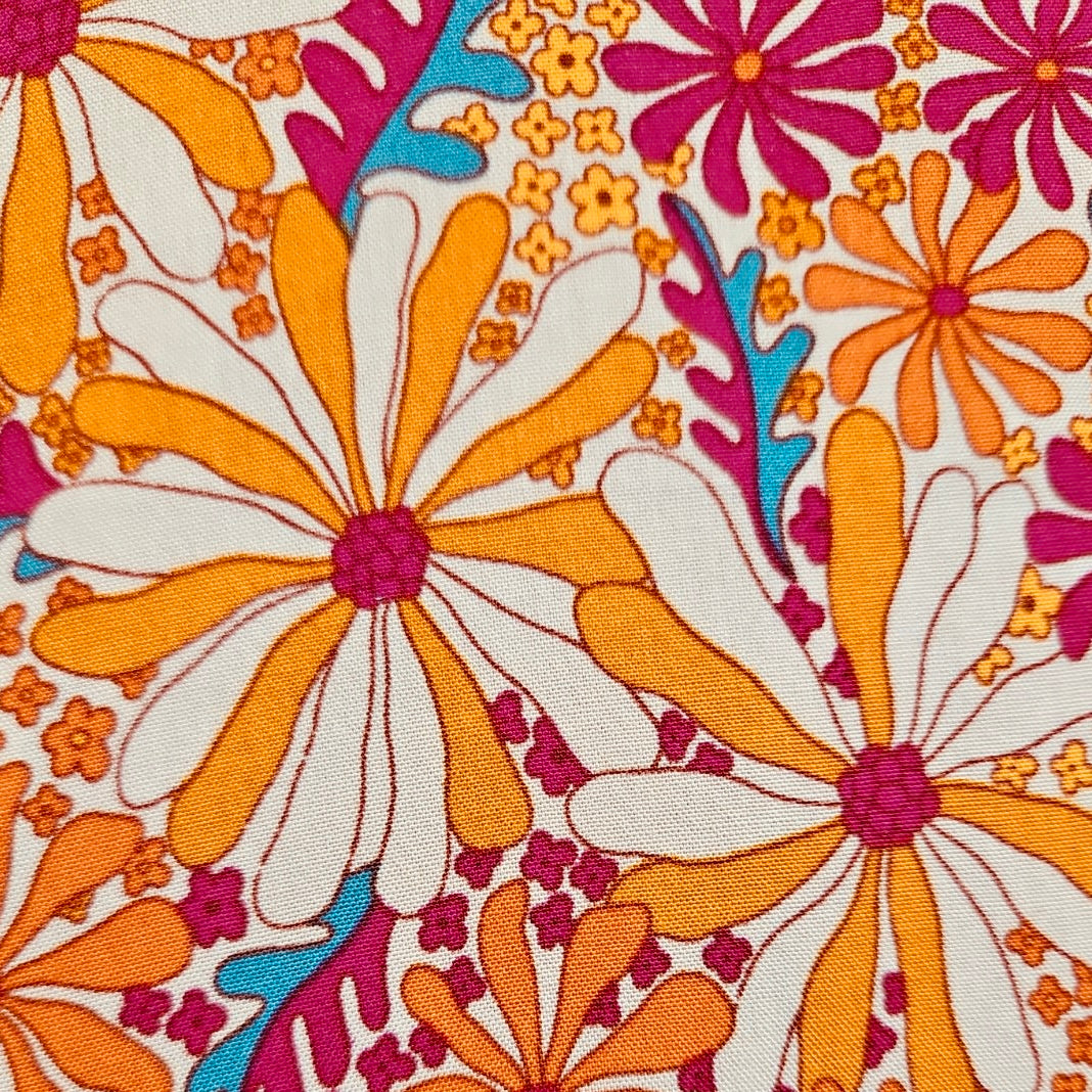 Daisy Print Skirt  (WH) * FINAL SALE* Now $39