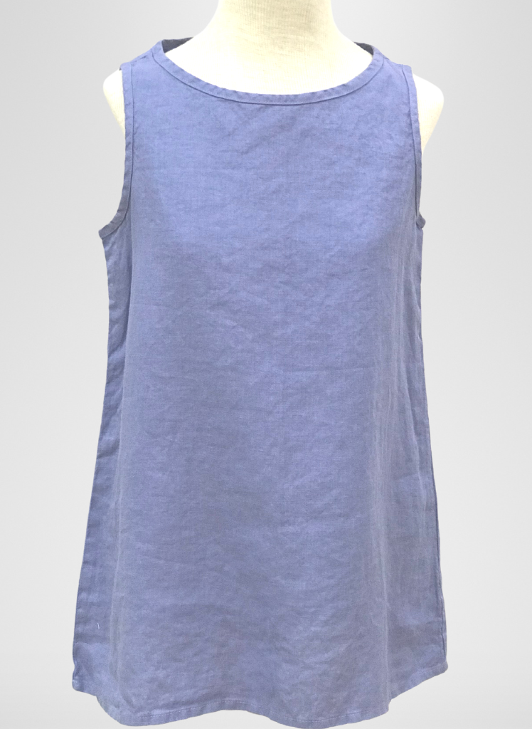 Layer Tank, shown in solid Bluebell.