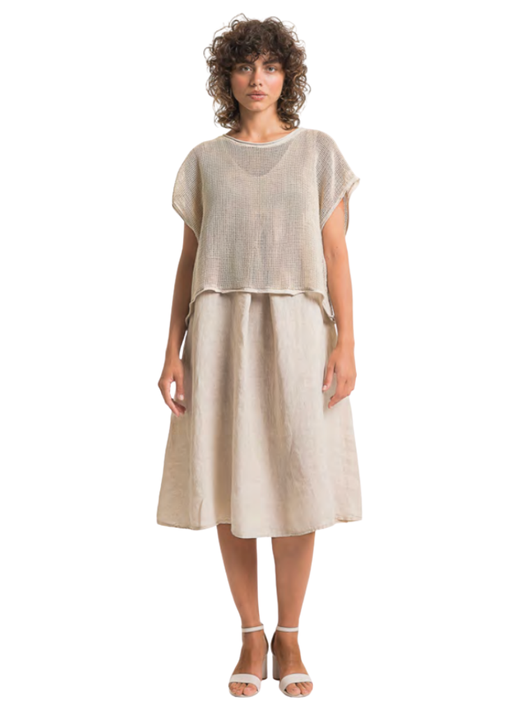2 Piece Linen Dress TP1680 LL-26 * FINAL SALE