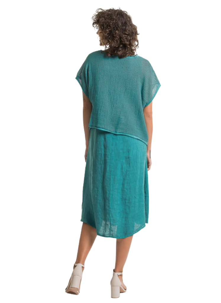 2 Piece Linen Dress TP1680 LL-26 * FINAL SALE