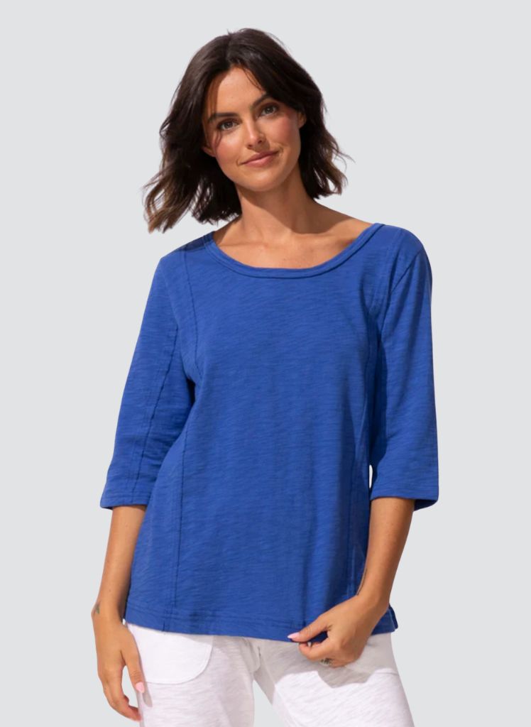 Seamed Elbow Tee Cotton Slub 10026 * NEW