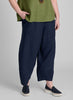 Seamly Pant, shown in Twilight (Dark Blue), size Medium.  Model is 5'9" tall.