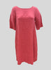 Simple Dress, shown in solid Red Currant.
