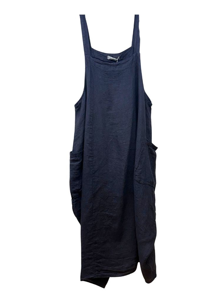 Sleeveless Dot Dress * Italian Linen