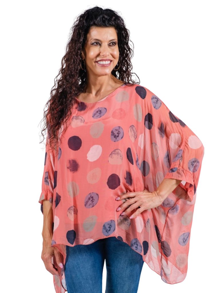 Sofia Silk Kaftan Top * Prints or Solids * TS