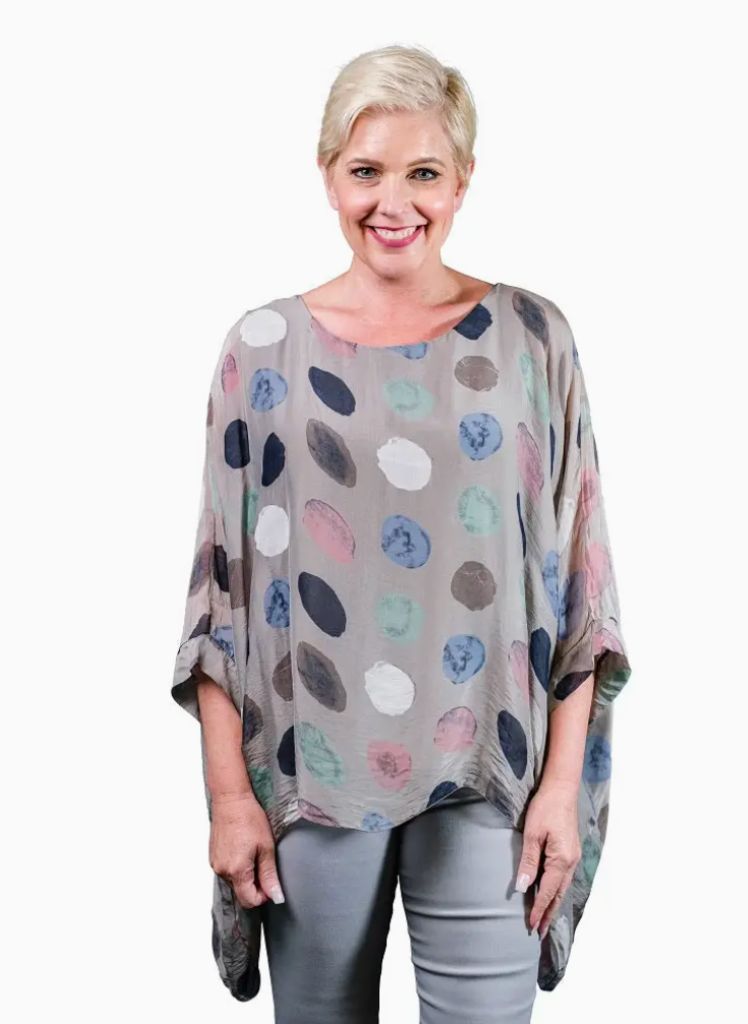 Sofia Silk Kaftan Top * Prints or Solids * TS