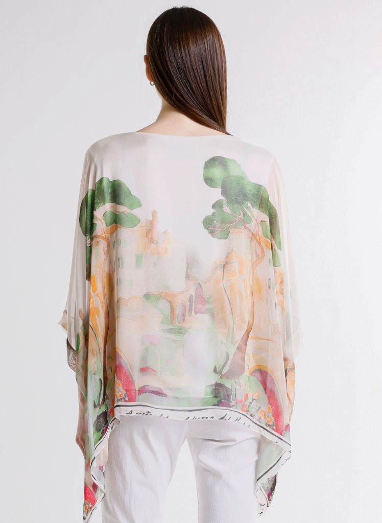 Sofia Silk Kaftan Top * Prints or Solids * TS