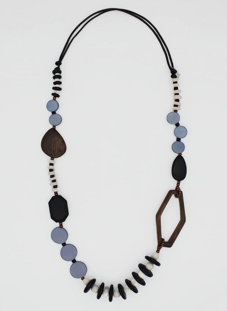 Accent Necklace, shown in Blue.