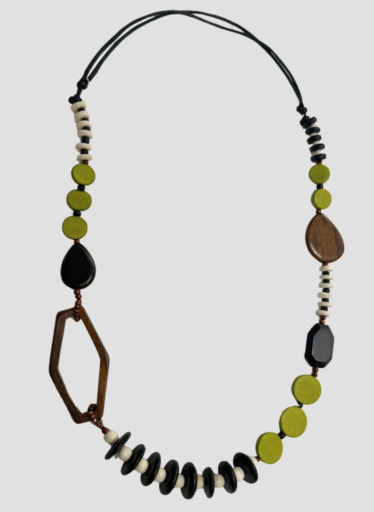 Accent Necklace, shown in Lime Green.