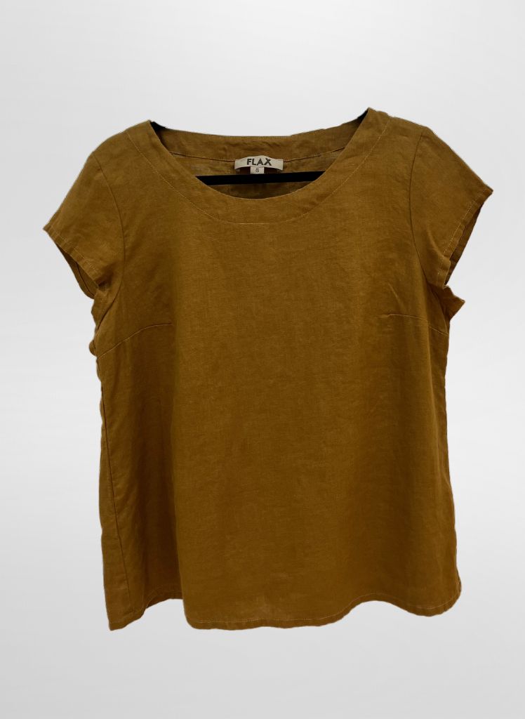 Tuck Back Tee, shown in Tobacco.