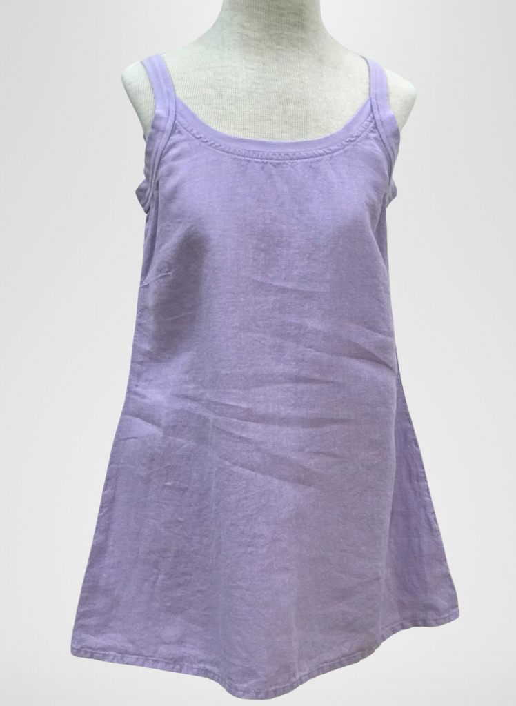 Upward Tank, shown in Wisteria (lavender).
