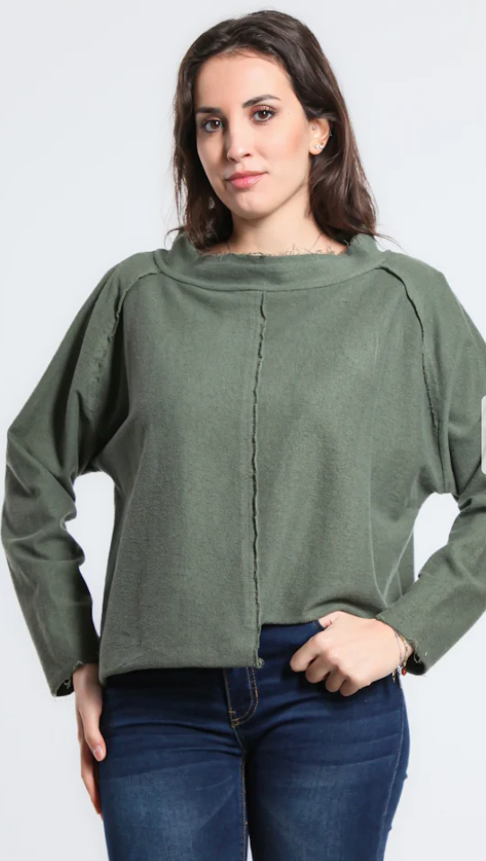 Whitney French Terry Seam Top TS * 10 Colors