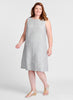 Diana Dress (shown in Marble Yarn Dye), Model is 5'9" tall, wearing size Medium.