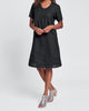Play Date Dress (shown in Eclipse/Black), FLAX Linen in regular and plus sizes.