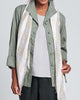 Airy Scarf (shown in Green Tea Plaid), lightweight Linen scarf by FLAX