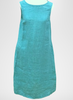 Diana Dress, shown in Cyan Yarn Dye.