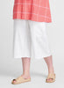 Flattering Crop (shown in solid Blanc, white), Model is 5'9" tall, wearing size Medium.