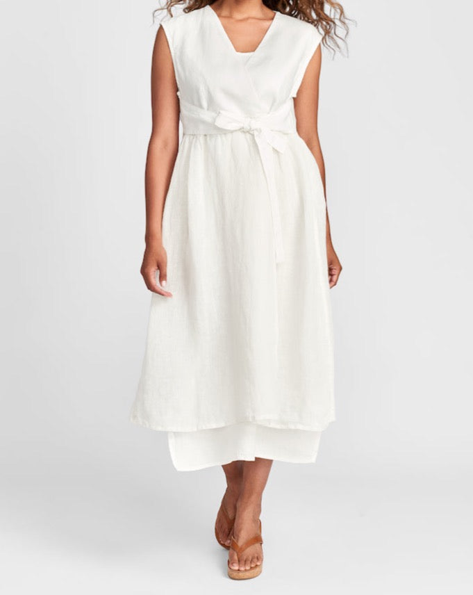 Overture - long vest $35 FINAL SALE – Linen Woman