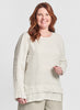 Vancouver Pullover, shown in Natural Panama. Model is 5'9" tall, wearing size Medium.
