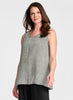 Blossom Tank, shown in Smokey Grid.  Model is 5'9" tall, wearing size Small.